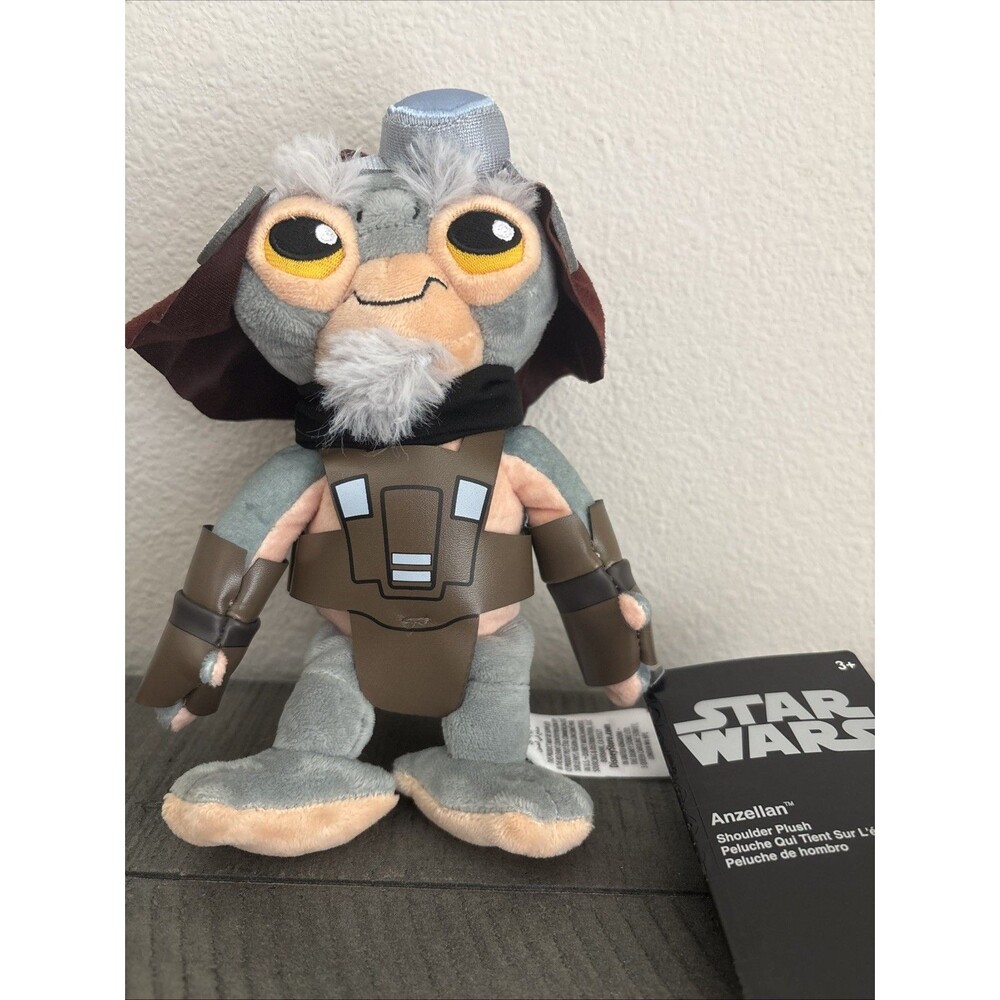 2026 Disney Parks Star Wars Droidsmith Anzellan Babu Frik Shoulder Pal Plush